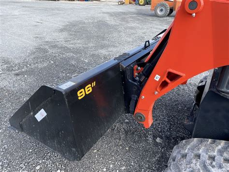 96 skid steer bucket|skid steer bucket size.